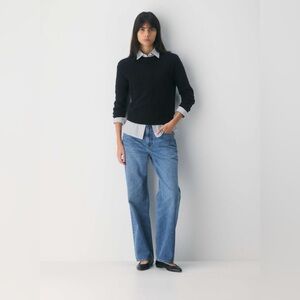 Aritzia Denim Forum 90's Iggy Low Rise Baggy Jeans Cotton Blue Size 25